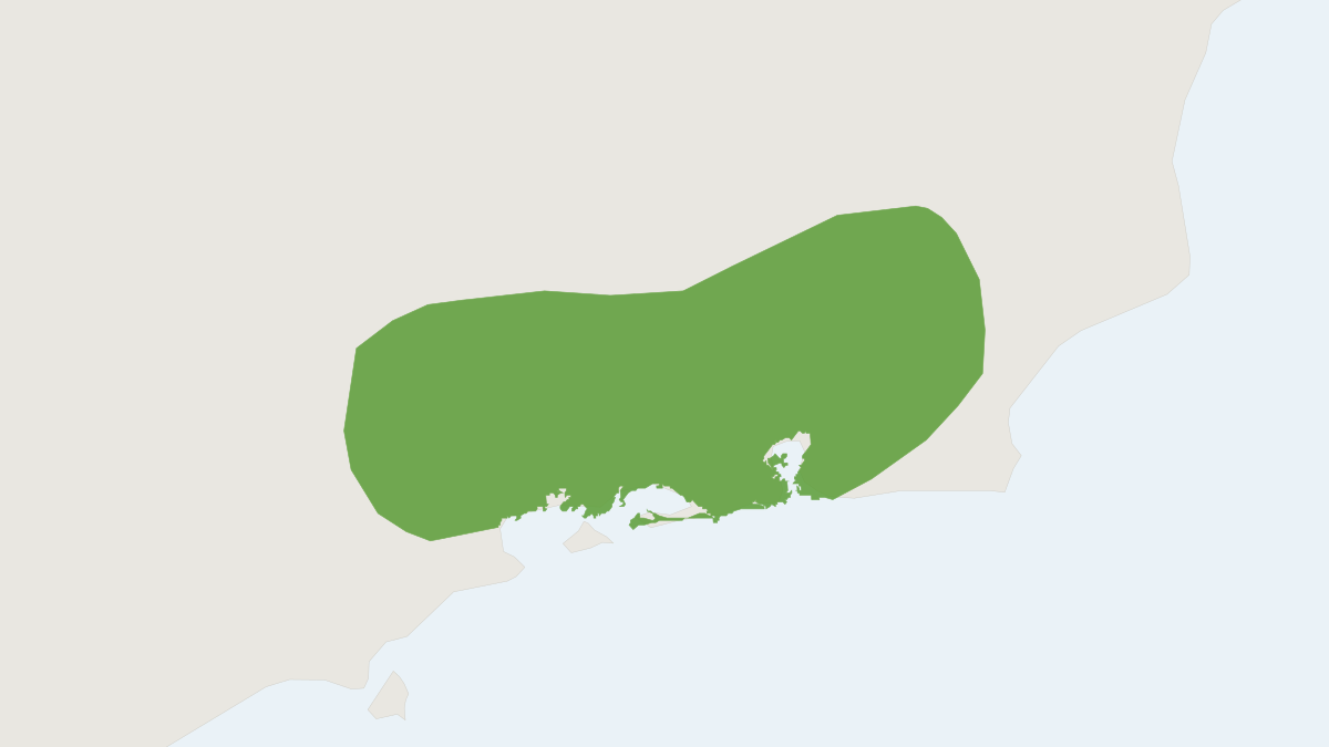 Range map of the Rio de Janeiro Arboreal Rat (Phaenomys ferrugineus)