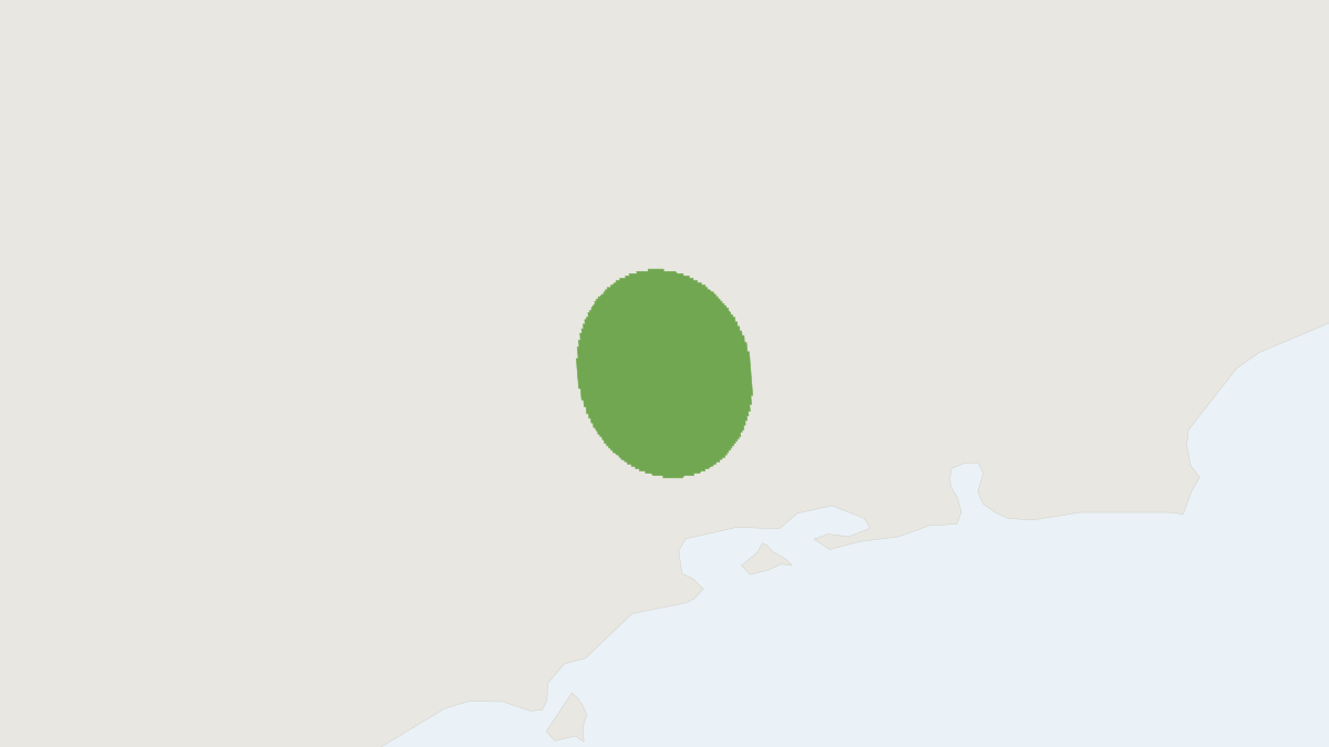 Range map of the Rio de Janeiro Dwarf Cottontail (Sylvilagus tapetillus)
