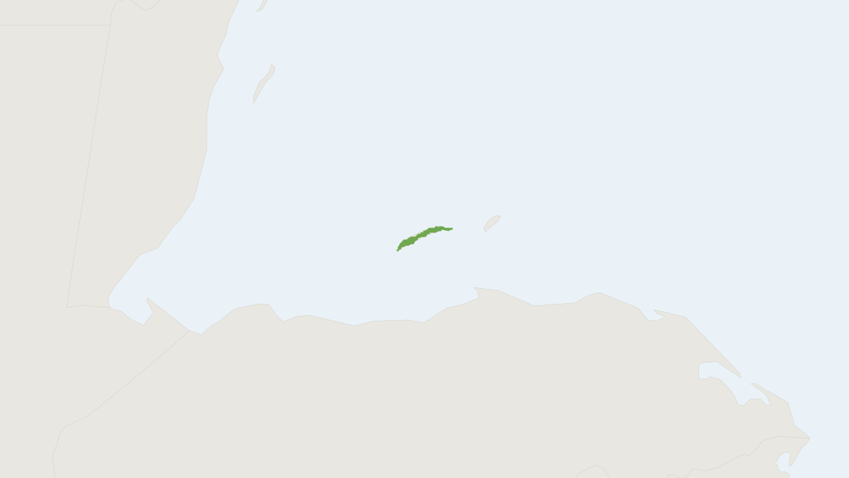 Range map of the Roatan Island Agouti (Dasyprocta ruatanica)