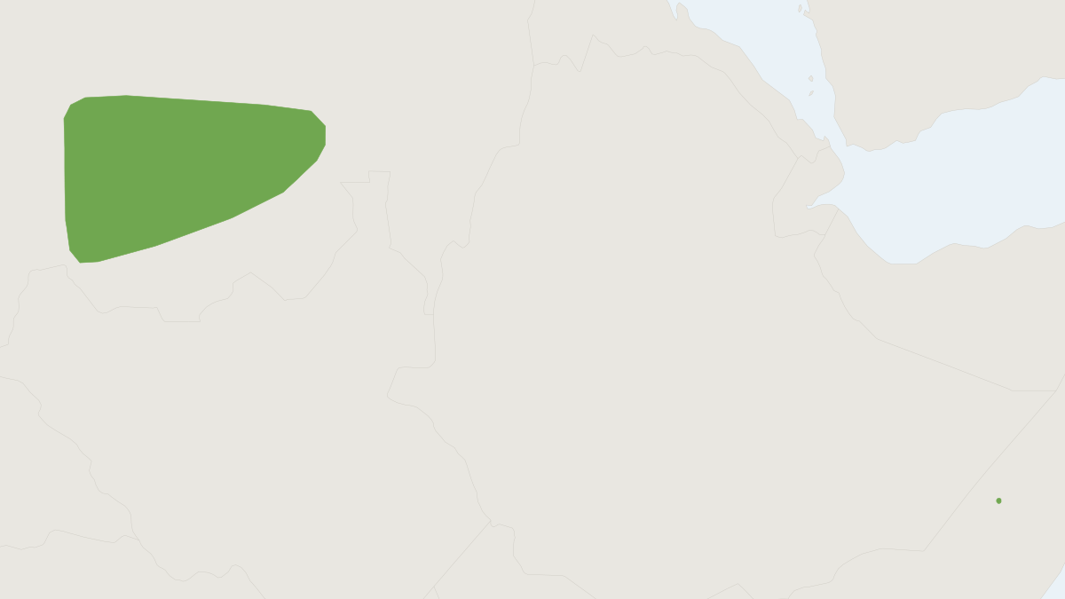 Range map of the Rosalinda Gerbil (Gerbillus rosalinda)