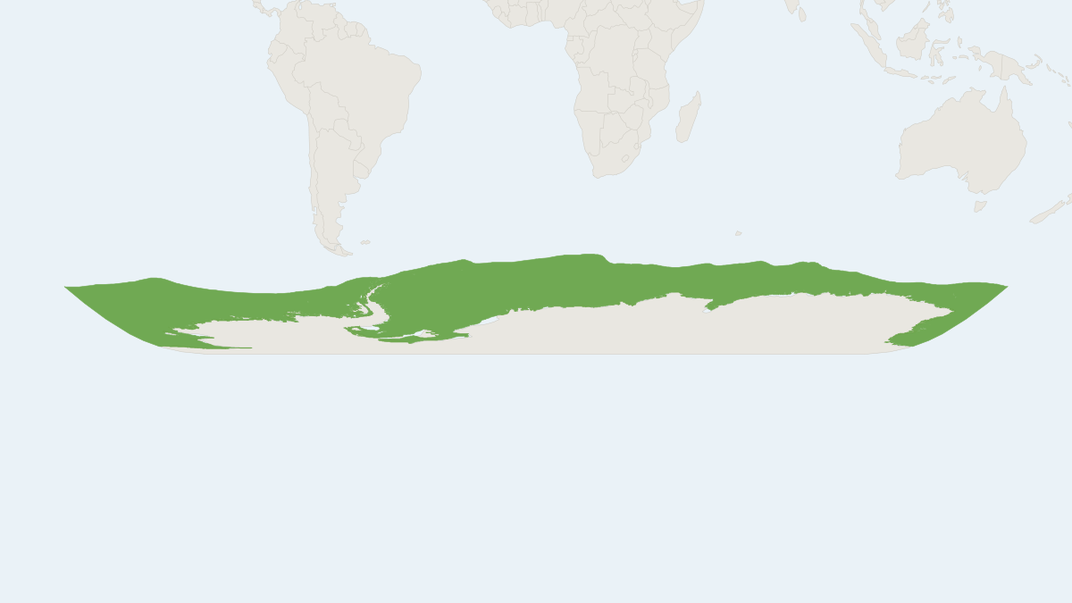 Range map of the Ross Seal (Ommatophoca rossii)