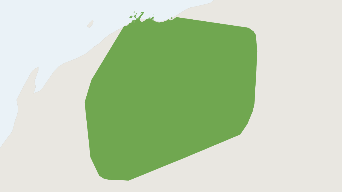 Range map of the Rothschild's Rock Wallaby (Petrogale rothschildi)