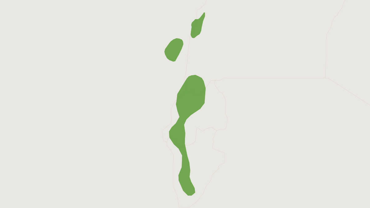 Range map of the Ruwenzori Shrew (Ruwenzorisorex suncoides)