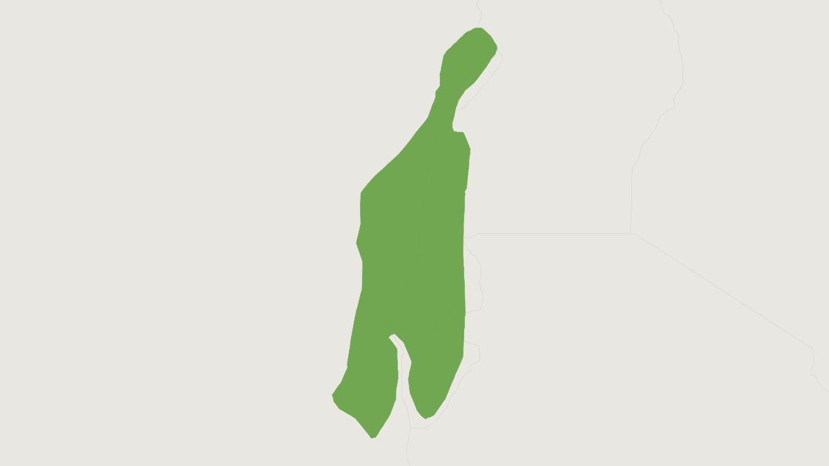 Range map of the Ruwenzori Sun Squirrel (Heliosciurus ruwenzorii)