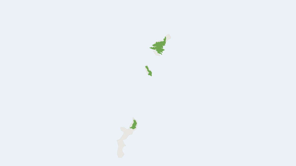 Range map of the Ryukyu Long-furred Rat (Diplothrix legata)