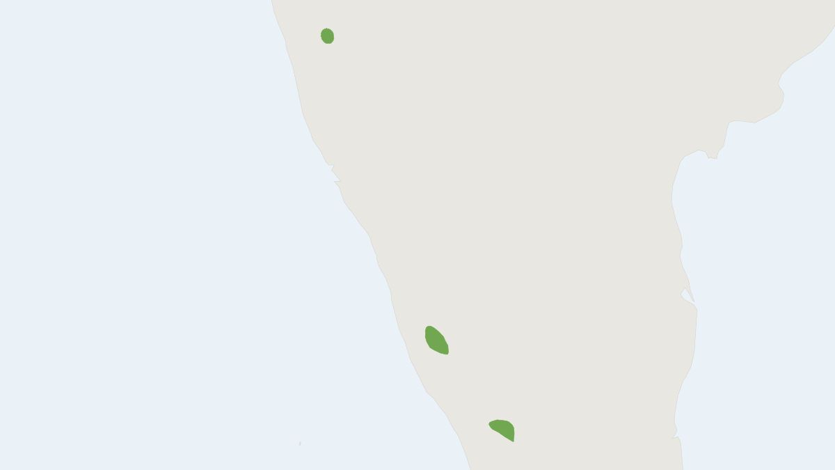 Range map of the Sahyadris Forest Rat (Rattus satarae)