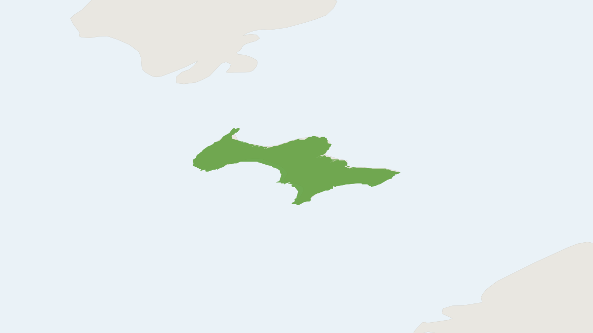 Range map of the Saint Lawrence Island Shrew (Sorex jacksoni)