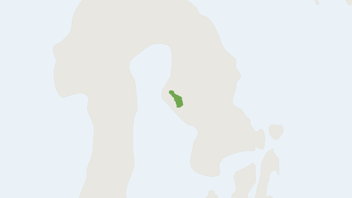 Range map of the Salokko Rat (Taeromys arcuatus)