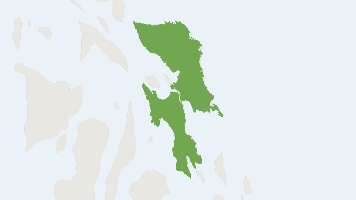 Range map of the Samar Squirrel (Sundasciurus samarensis)