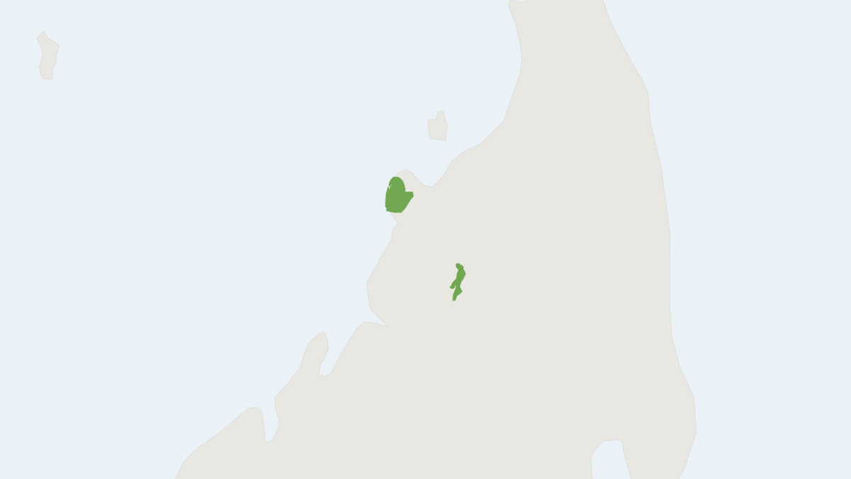 Range map of the Sambirano Woolly Lemur (Avahi unicolor)