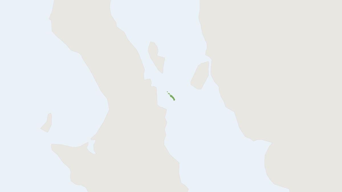 Range map of the San Lorenzo Deermouse (Peromyscus interparietalis)