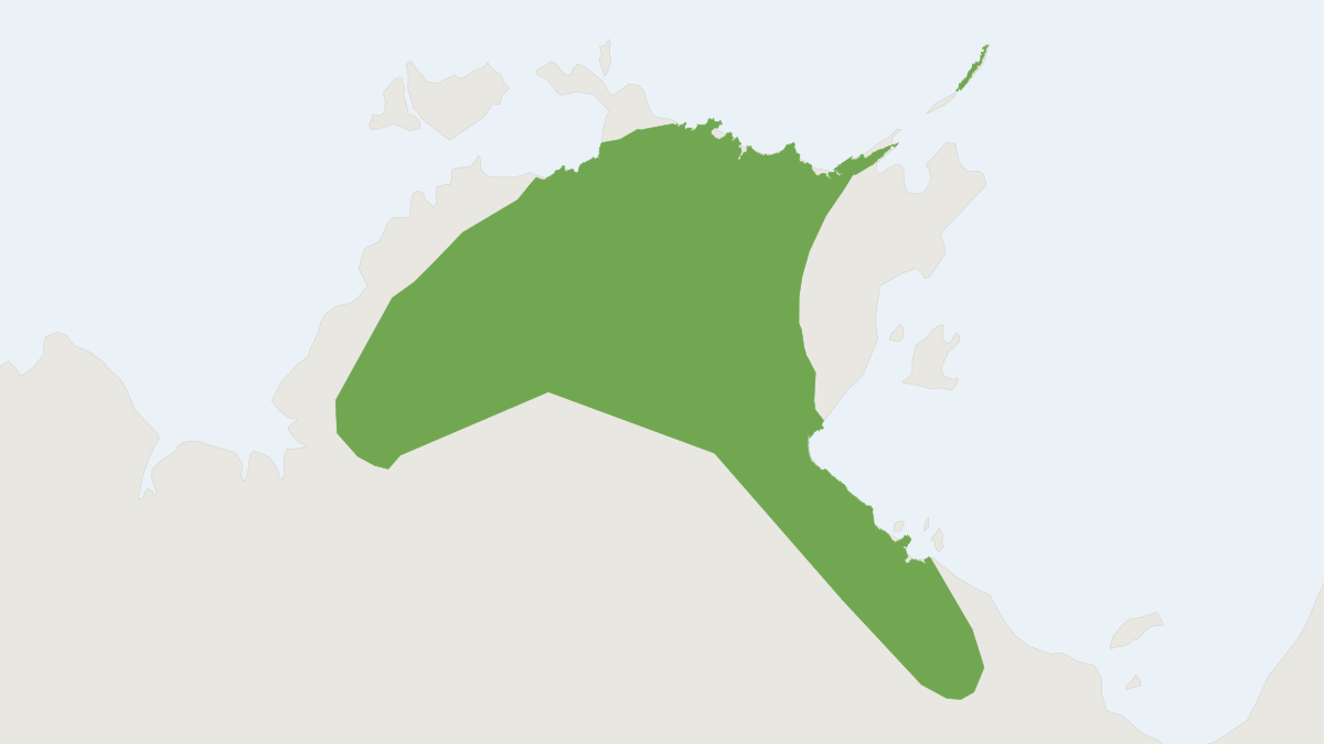 Range map of the Sandstone Antechinus (Pseudantechinus bilarni)
