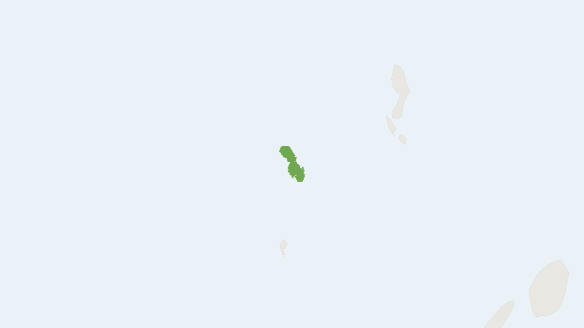 Range map of the Sanghir Squirrel (Prosciurillus rosenbergii)