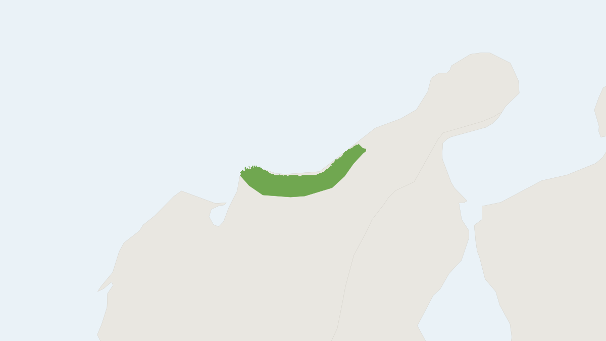 Range map of the Santa Marta White-fronted Capuchin (Cebus malitiosus) covering Colombia