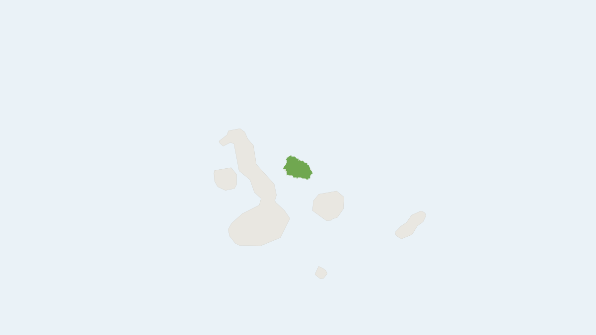 Range map of the Santiago Galapagos Mouse (Nesoryzomys swarthi)