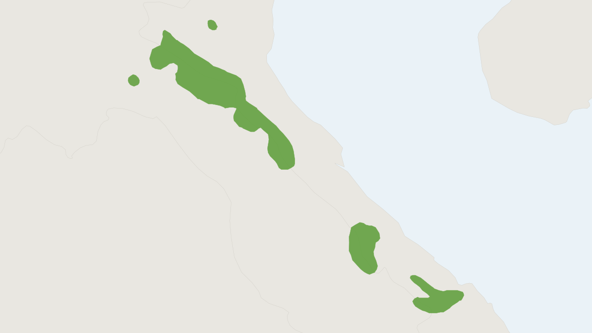 Range map of the Saola (Pseudoryx nghetinhensis)