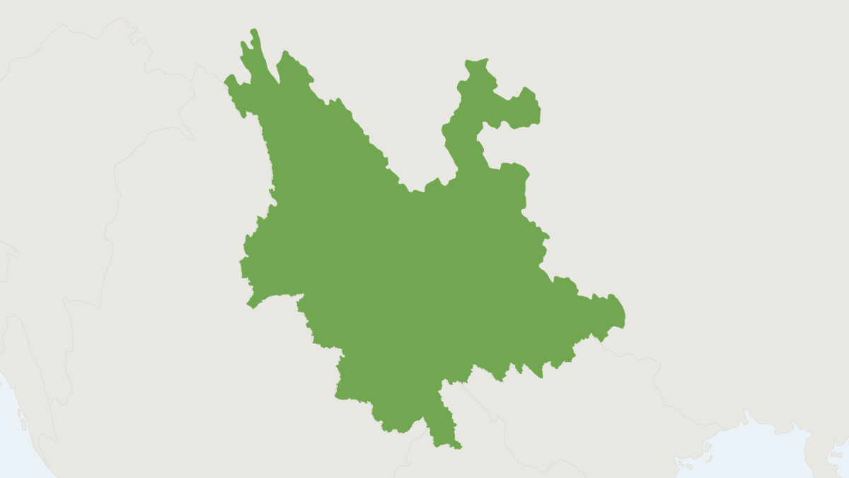 Range map of the Schnitzler’s Horseshoe Bat (Rhinolophus schnitzleri)