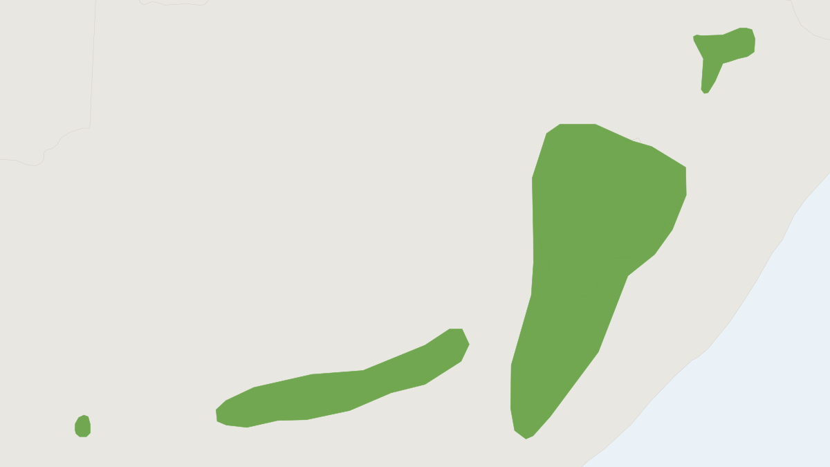 Range map of the Sclater's Golden Mole (Chlorotalpa sclateri) covering Lesotho and South Africa