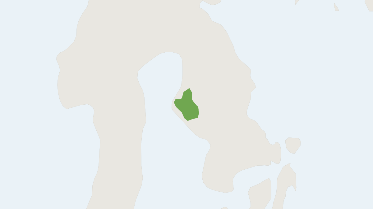 Range map of the Secretive Dwarf Squirrel (Prosciurillus abstrusus)