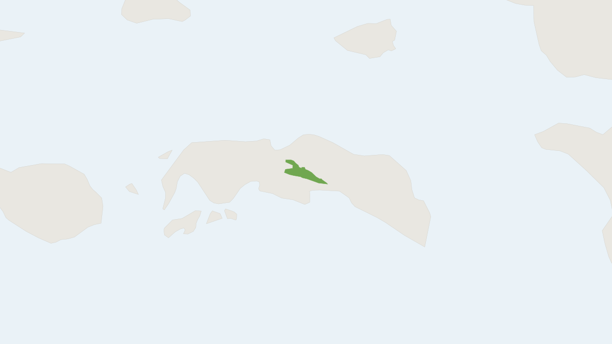 Range map of the Seram Island Mountain Rat (Nesoromys ceramicus)