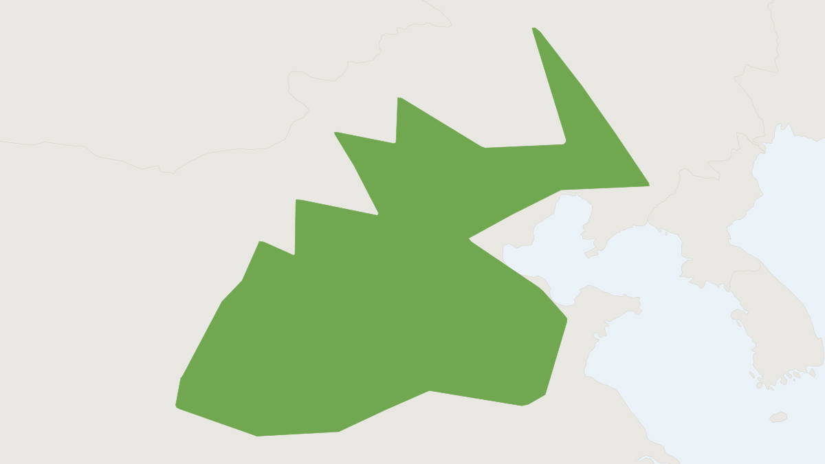 Range map of the Short-faced Mole (Scaptochirus moschatus)