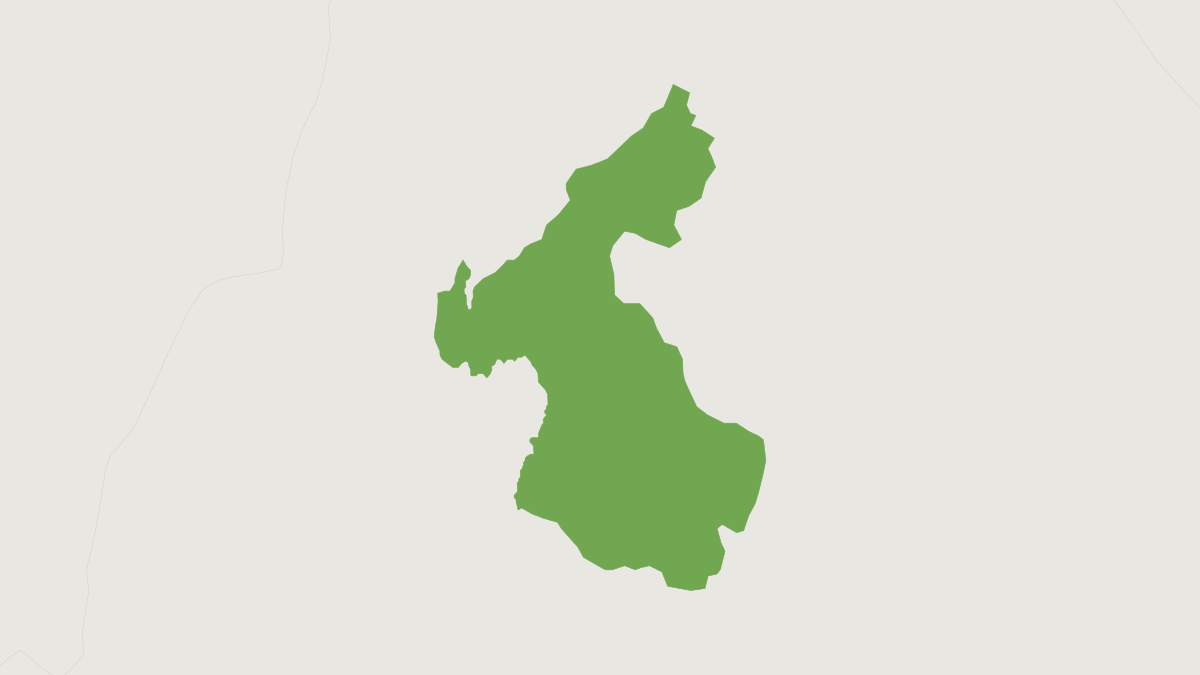 Range map of the Short-tailed Brush-furred Rat (Lophuromys simensis)
