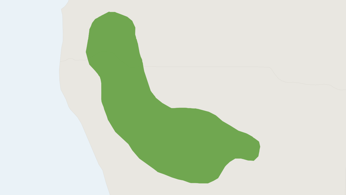 Range map of the Shortridge's Pygmy Rock Mouse (Petromyscus shortridgei)