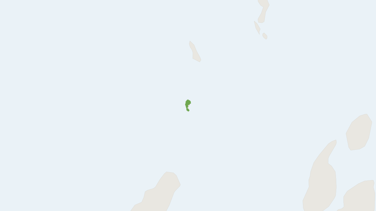 Range map of the Siau Island Tarsier (Tarsius tumpara)