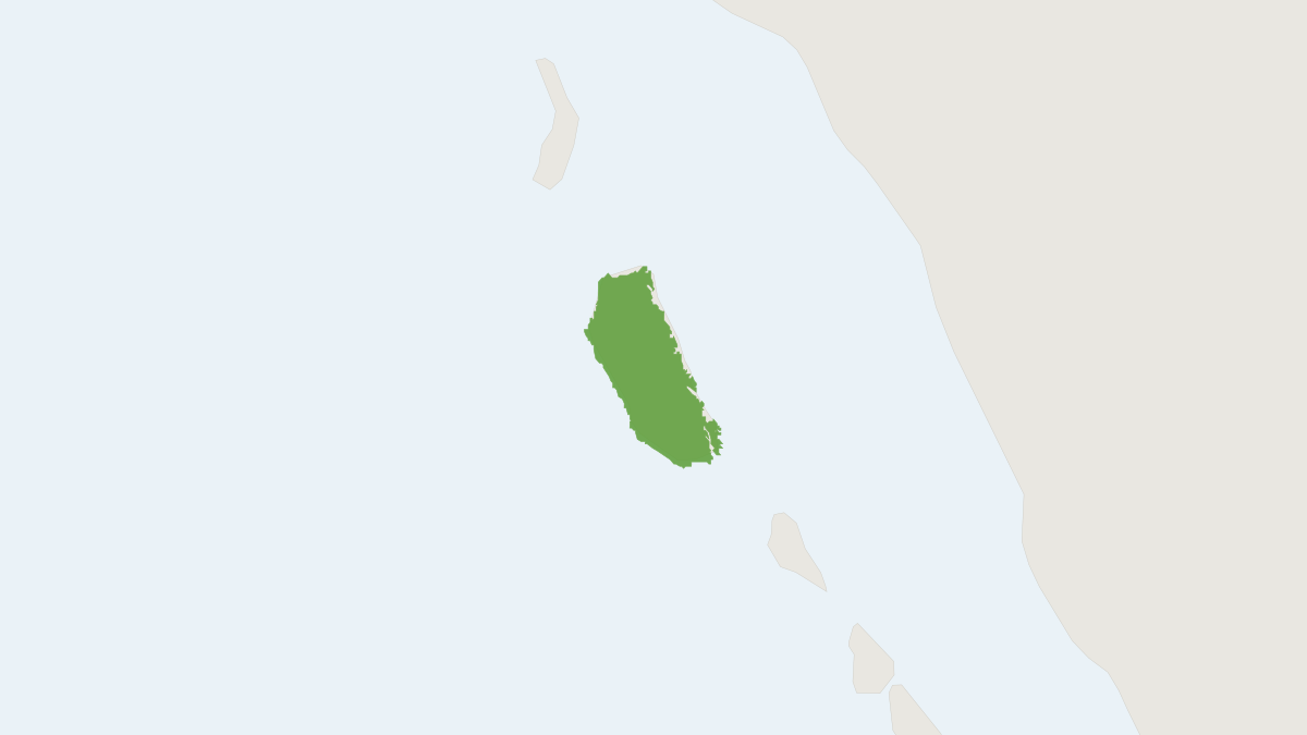 Range map of the Siberut Langur (Presbytis siberu)