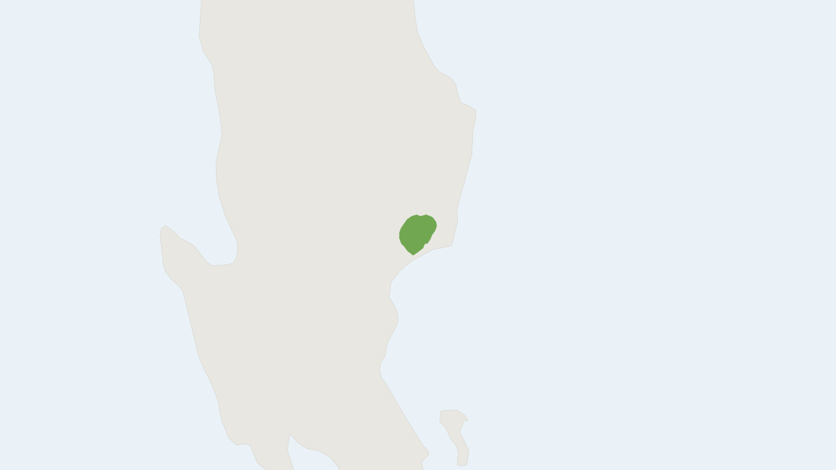 Range map of the Sierra Madre Tree-mouse (Musseromys anacuao)