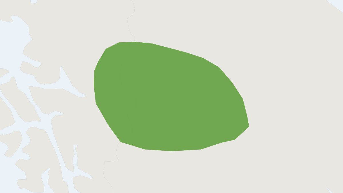 Range map of the Silky Tuco-tuco (Ctenomys sericeus)