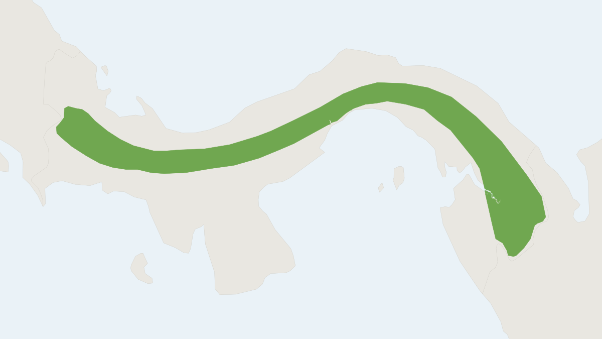 Range map of the Slaty Slender Mouse Opossum (Marmosops invictus)