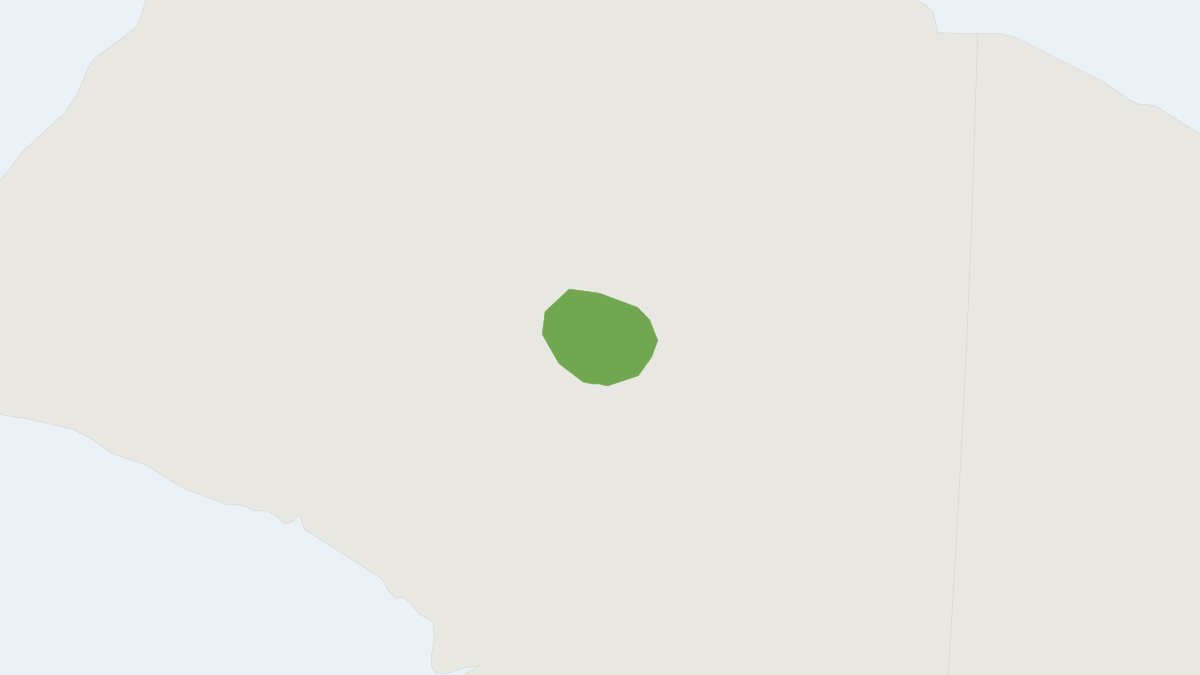 Range map of the Snow Mountains Grassland Melomys (Melomys frigicola)