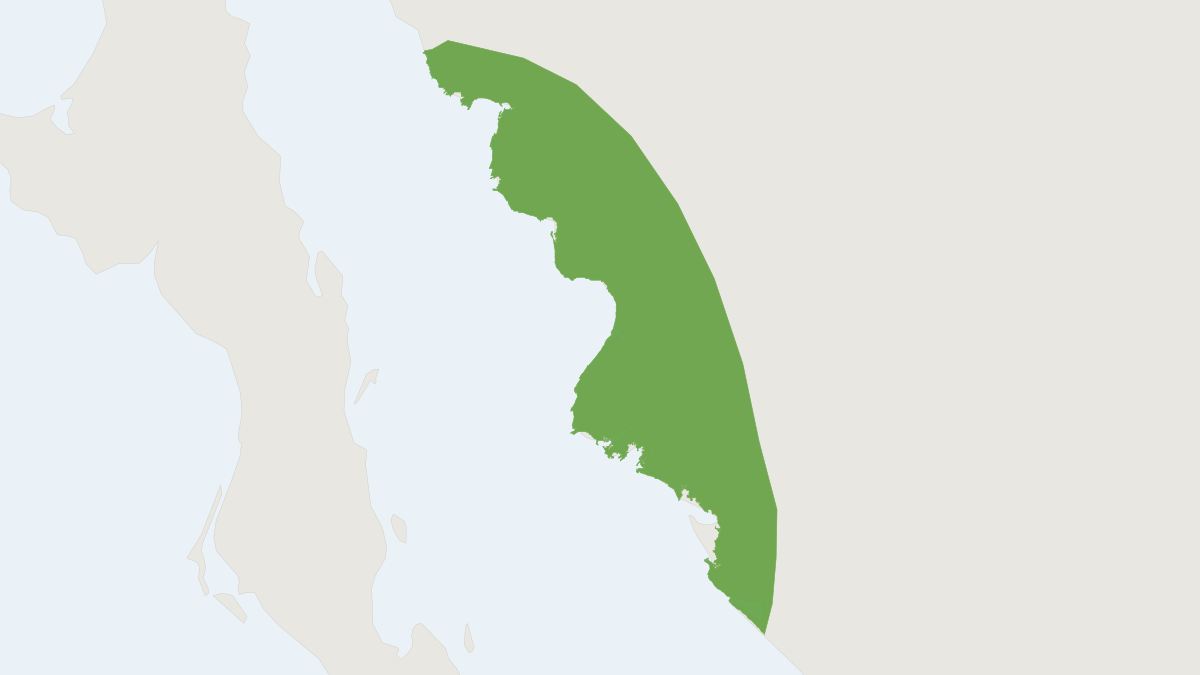 Range map of the Sonoran Woodrat (Neotoma phenax)