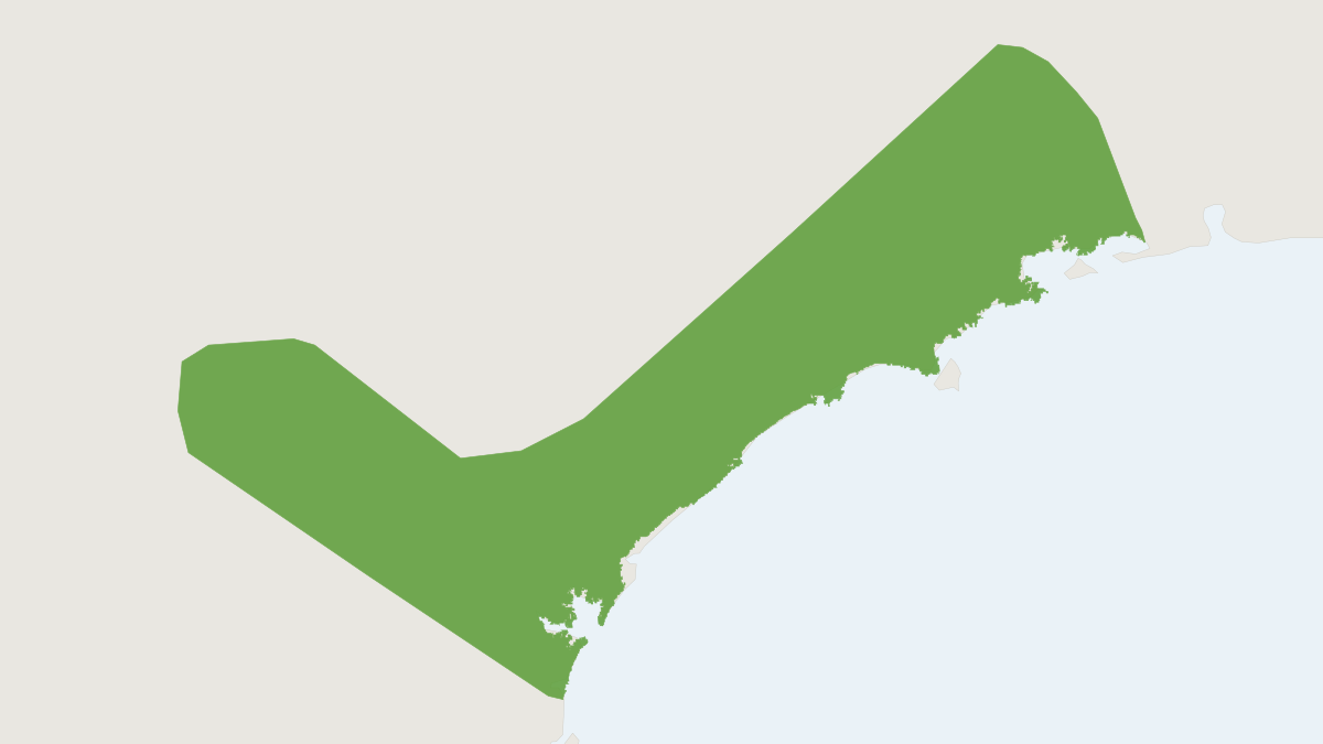 Range map of the Soricine Akodont (Brucepattersonius soricinus)