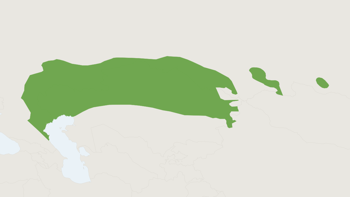 Range map of the Southern Birch Mouse (Sicista subtilis)