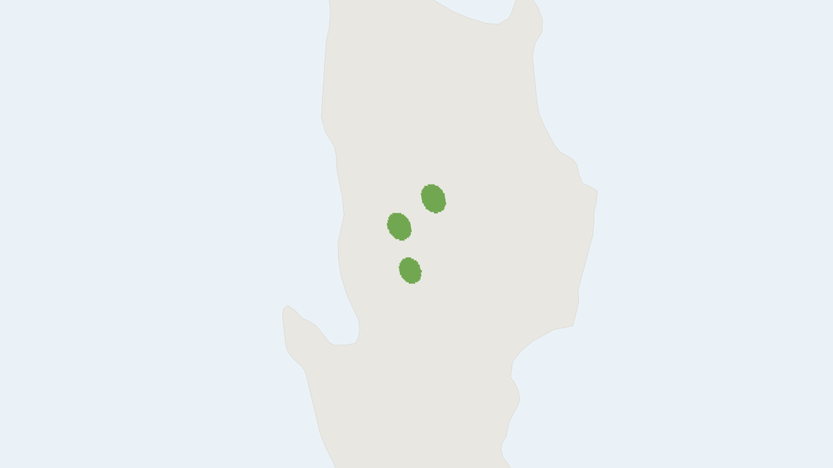 Range map of the Southern Cordillera Shrew Mouse (Soricomys montanus)