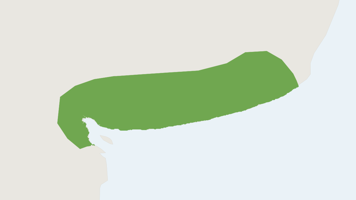 Range map of the Southern Tuco-tuco (Ctenomys australis) covering Argentina