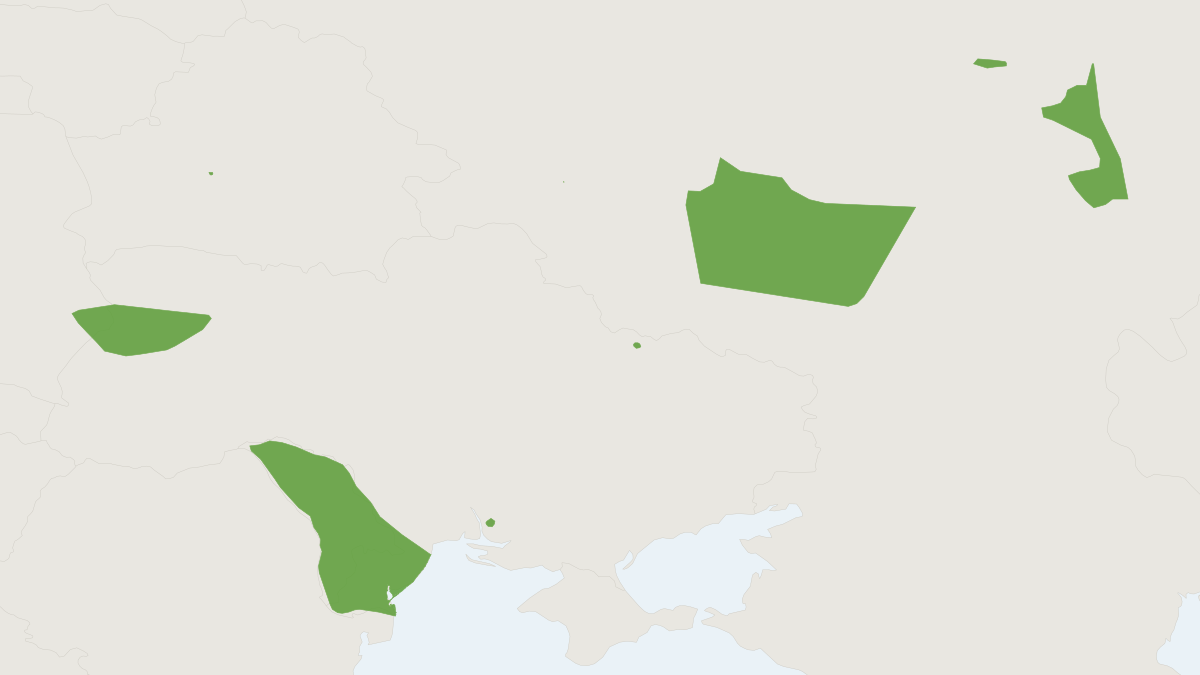 Range map of the Speckled Ground Squirrel (Spermophilus suslicus)