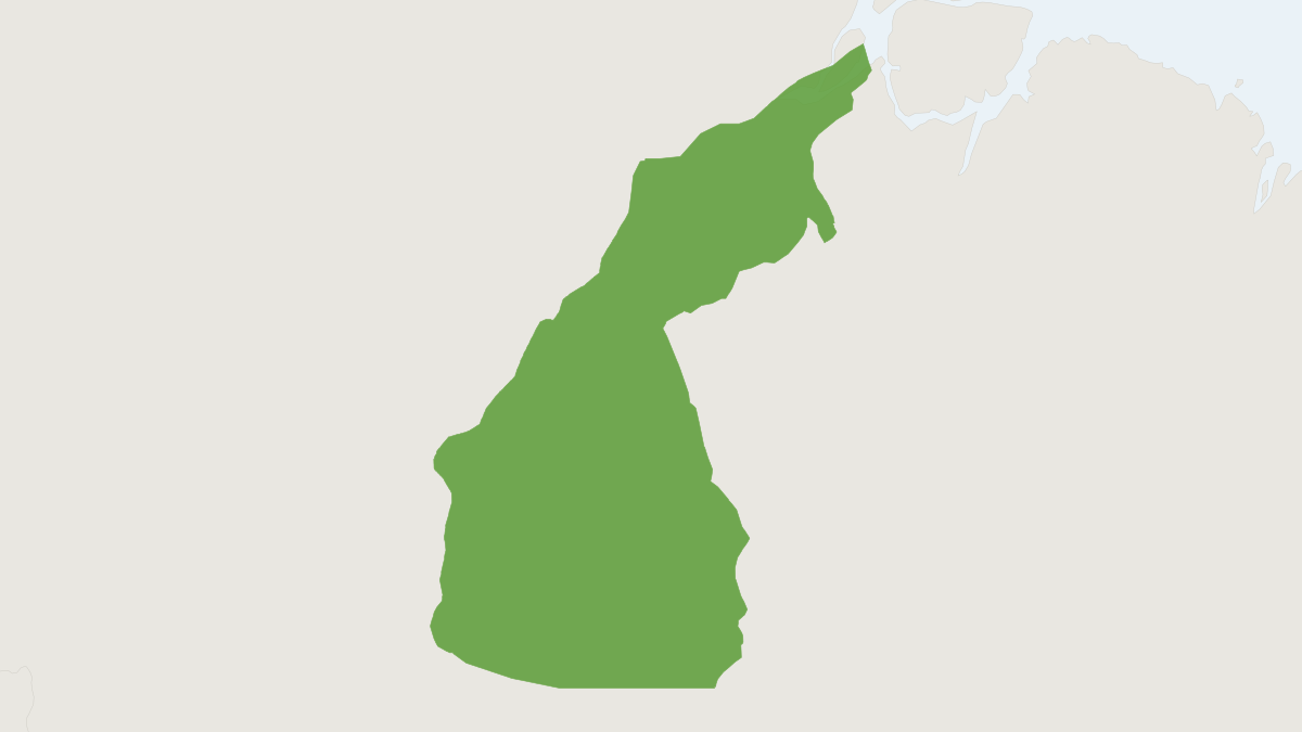 Range map of the Spix's Red-handed Howler Monkey (Alouatta discolor)
