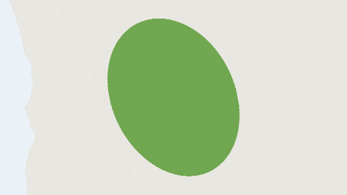 Range map of the Strong Tuco-tuco (Ctenomys validus)
