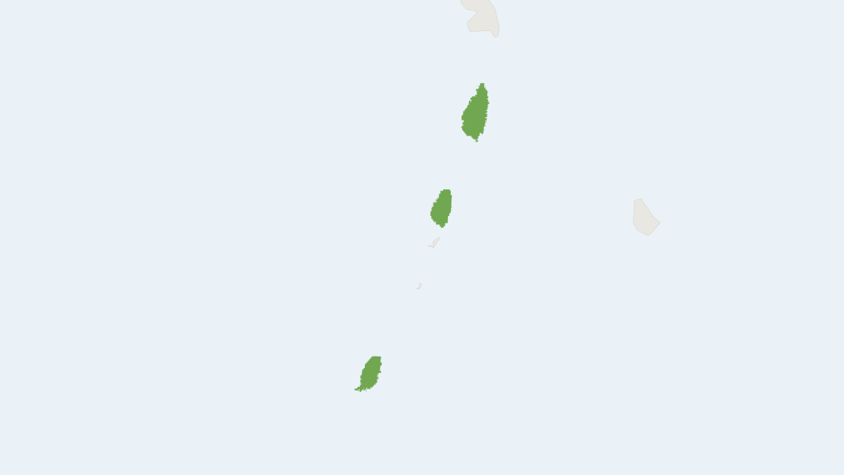 Range map of the Sturnira paulsoni (Sturnira paulsoni)