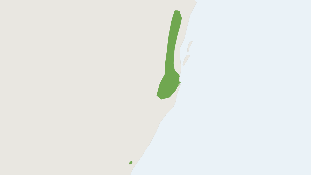 Range map of the Subtropical Antechinus (Antechinus subtropicus)