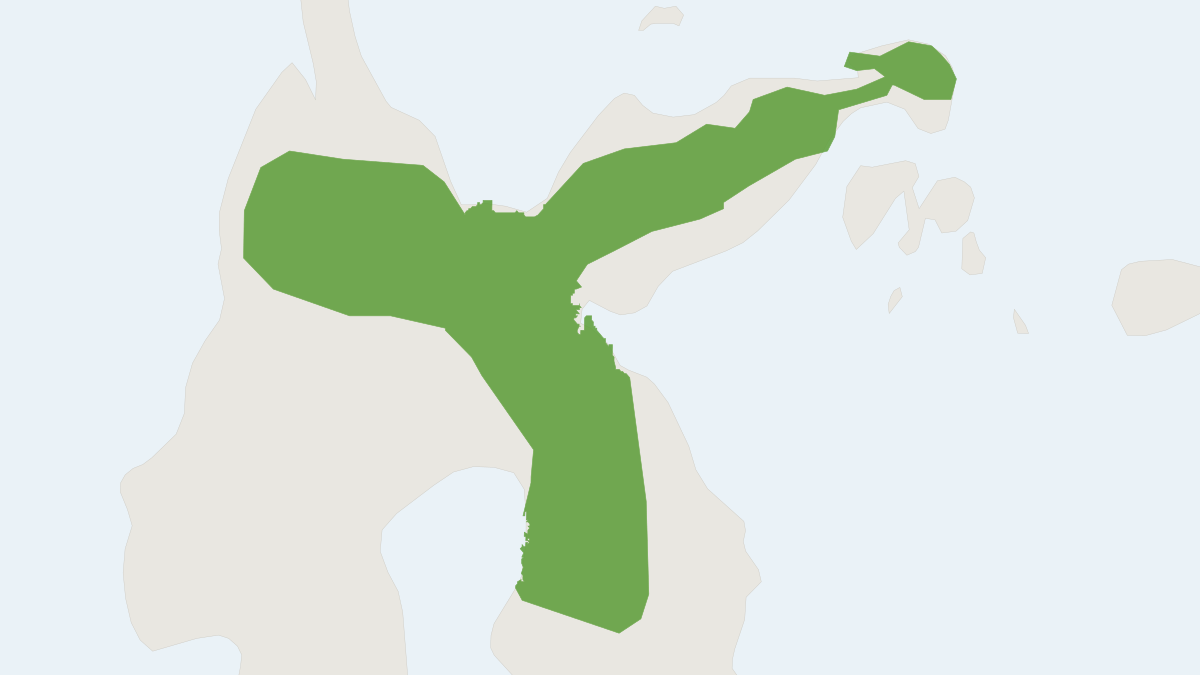 Range map of the Sulawesi Tiny Shrew (Crocidura levicula)