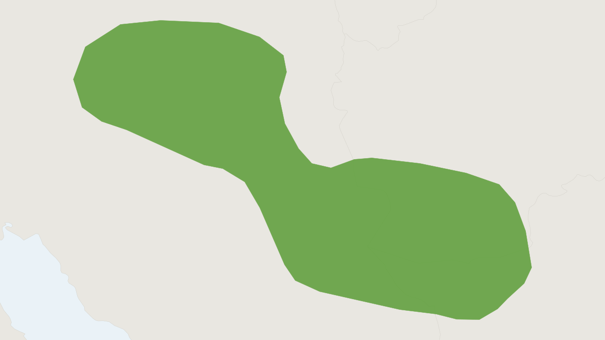 Range map of the Swarthy Gerbil (Gerbillus aquilus)
