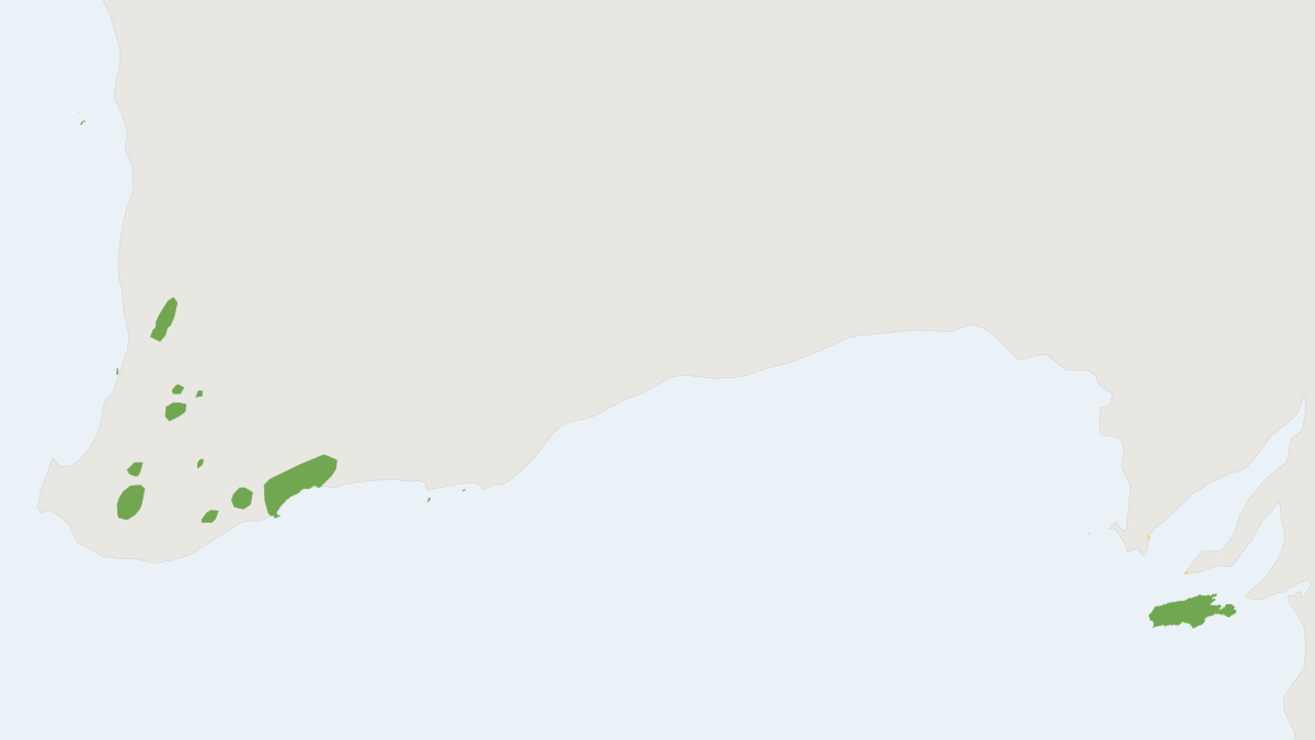 Range map of the Tammar Wallaby (Notamacropus eugenii)