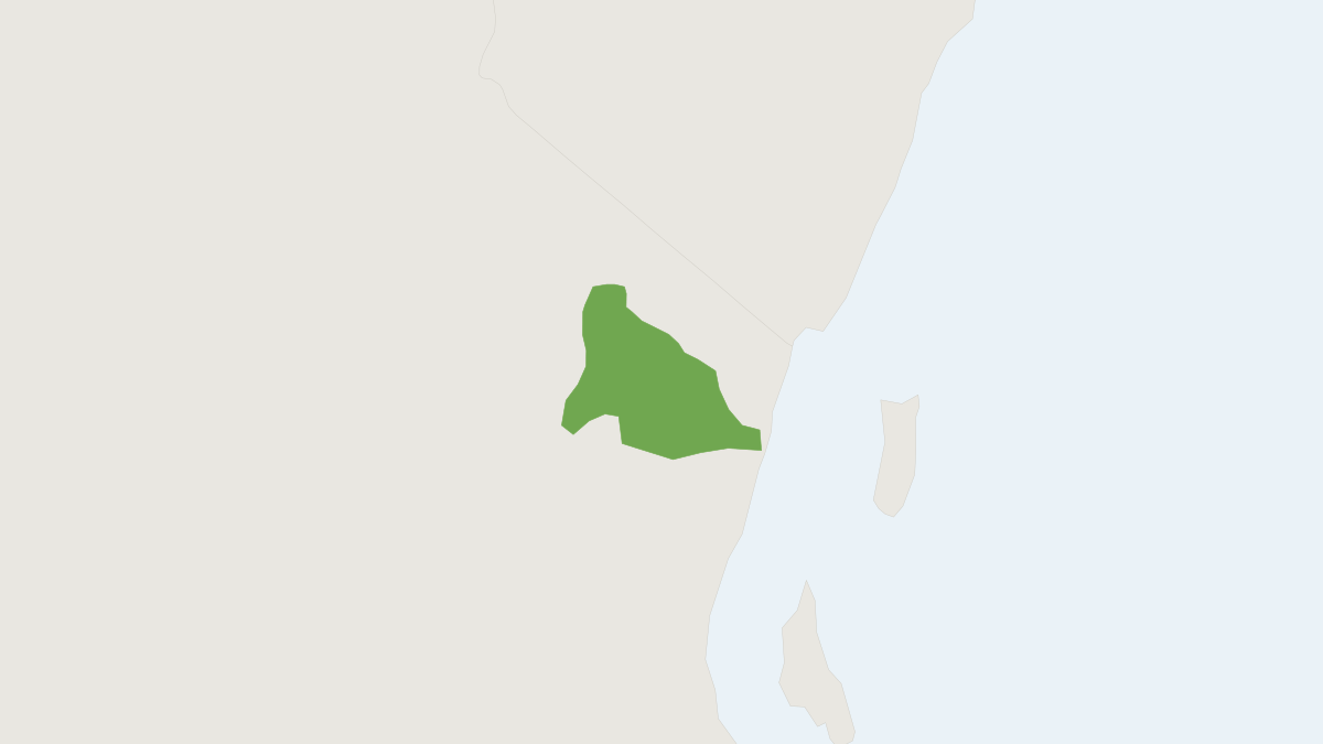 Range map of the Tanzanian Shrew (Crocidura tansaniana)