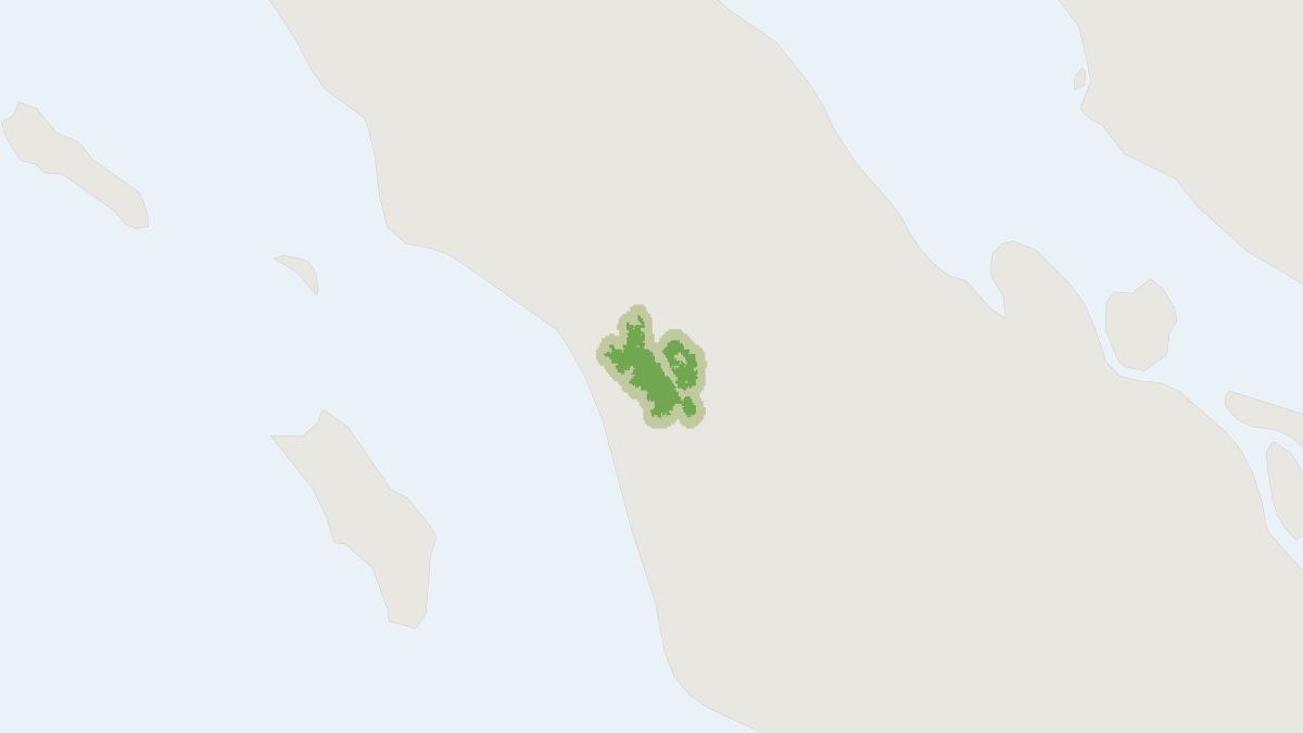 Range map of the Tapanuli Orangutan (Pongo tapanuliensis) covering Indonesia