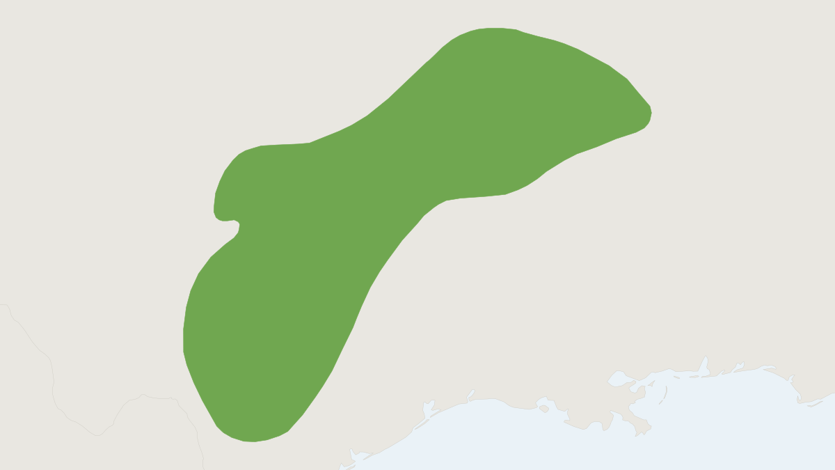 Range map of the Texas Deermouse (Peromyscus attwateri)