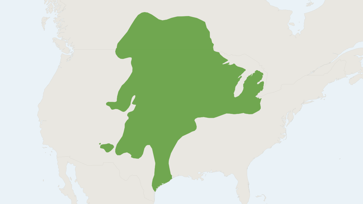 Range map of the Thirteen-lined Ground Squirrel (Ictidomys tridecemlineatus)